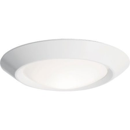 Lithonia Lighting® 6"" Round LED Surface Mount Downlight, 700 Lumens, 3000K, White -  6RLS-G2-07LM-30K-90CRI-120-FRPC-WH-M6